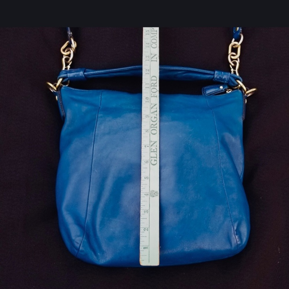 Coach Kristin Blue Genuine Leather Bag - Picture 3 of 9